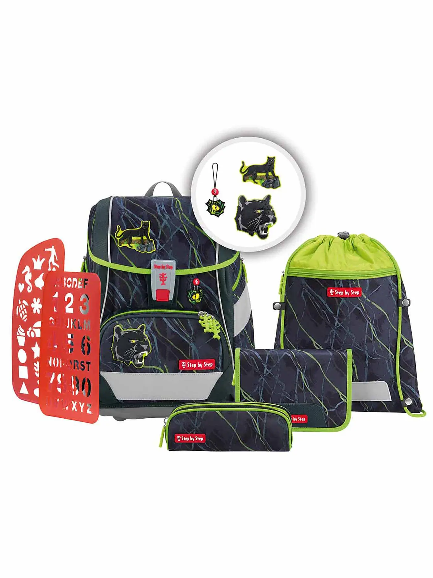 STEP BY STEP | Schultaschen Set 6tlg - 2in1 Plus Meaid Delia | 